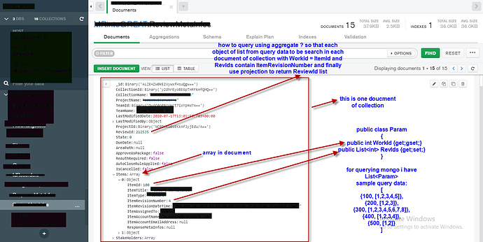 Mongodb Aggregate Query