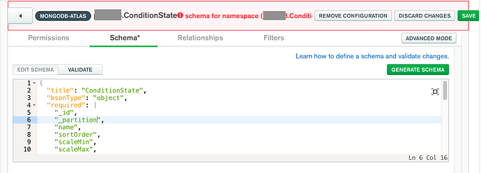 SchemaError