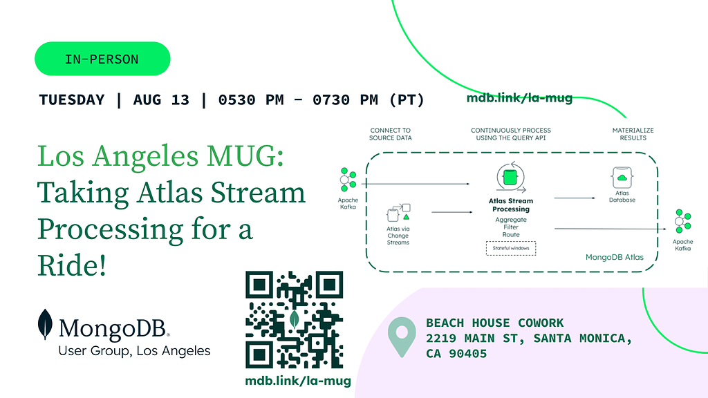 Los Angeles MUG: Taking Atlas Stream Processing for a Ride - North ...