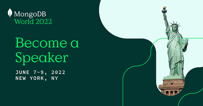 MongoDB World 2022 - Become a Speaker