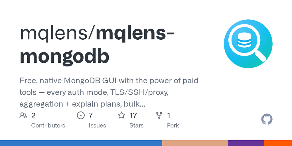I built MQLens, a free native MongoDB GUI. Looking for feedback from ...