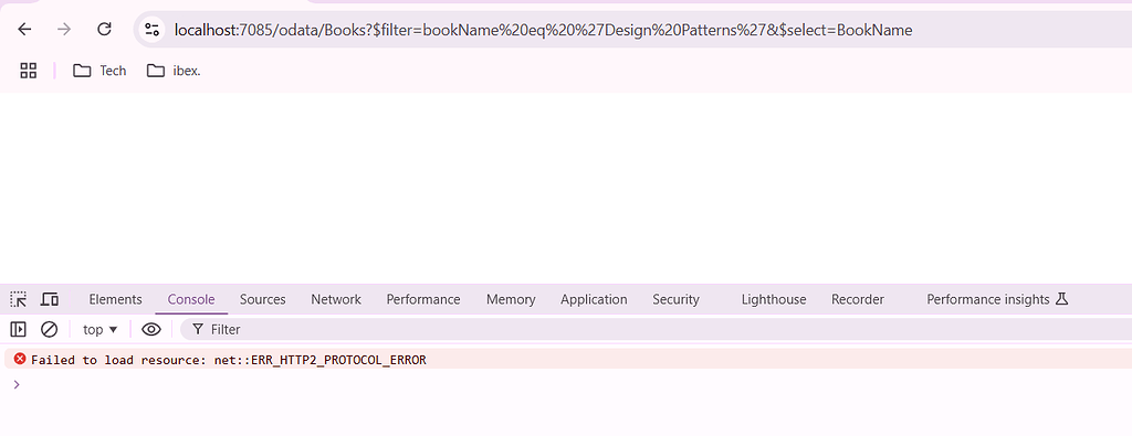 OData $select not returning any response when used with MongoDB.Driver ...