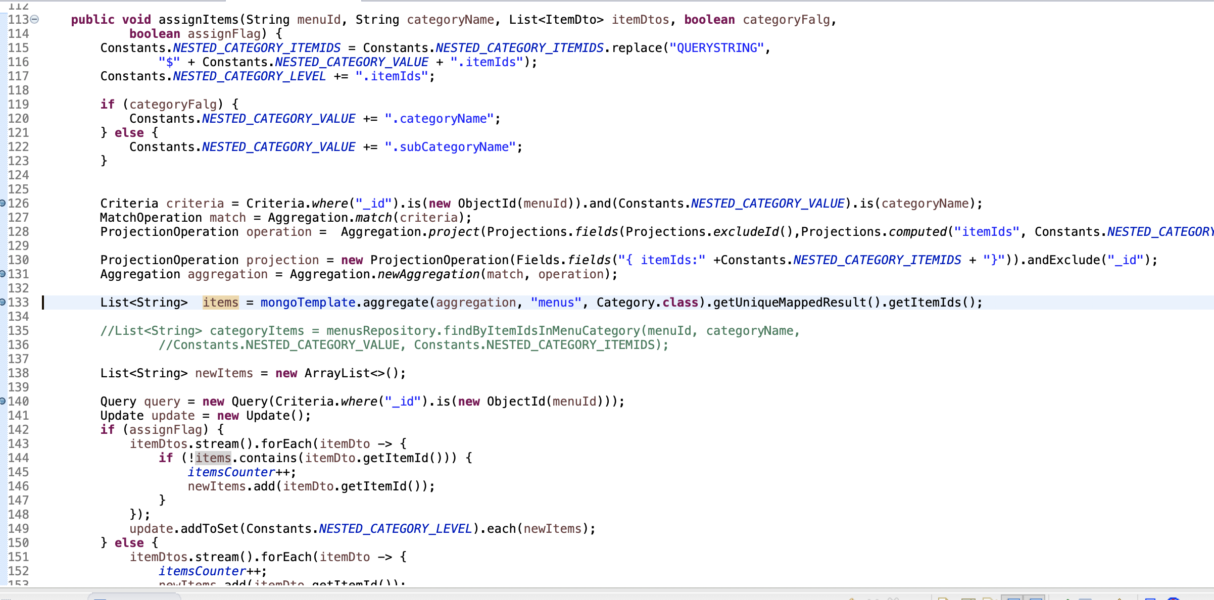 How to write Java ProjectionOperation computation - Drivers & ODMs