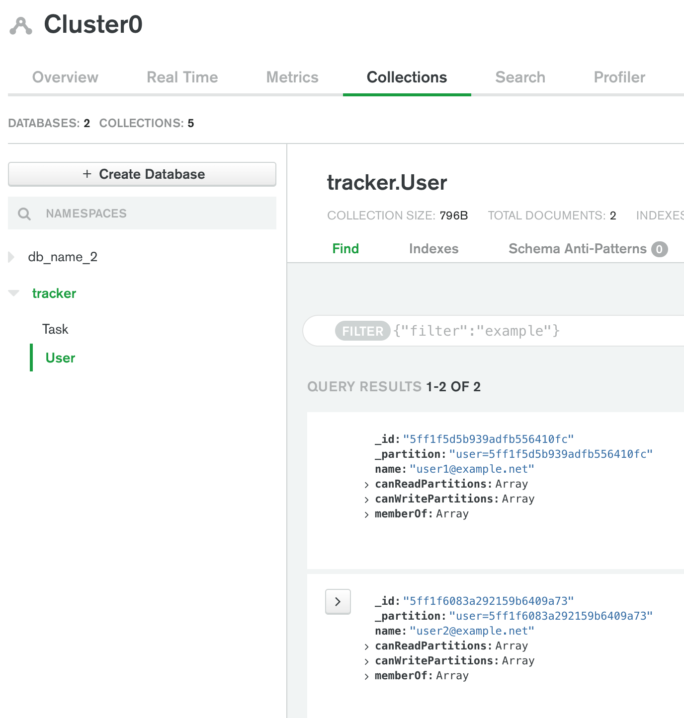 Do I understand this correctly? partitionKey == partitionValue Atlas