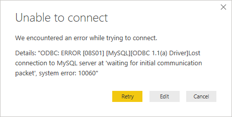 error