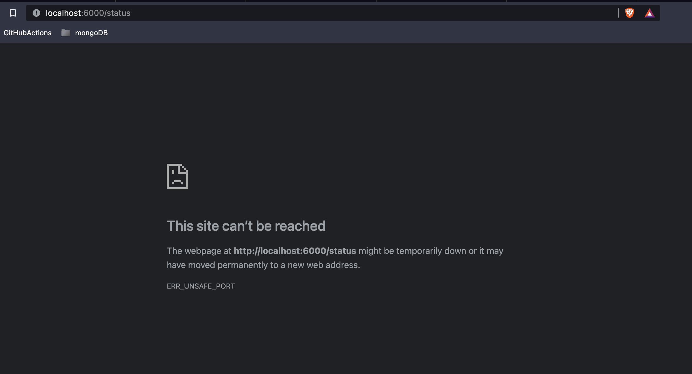 NPM start, no resource showing up on endpoint M220JS MongoDB for