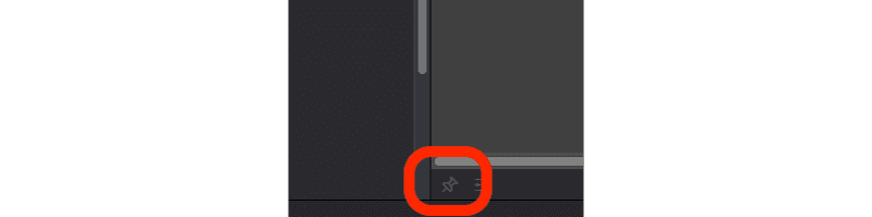 Pin icon in Xcode