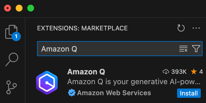 AmazonQ extension