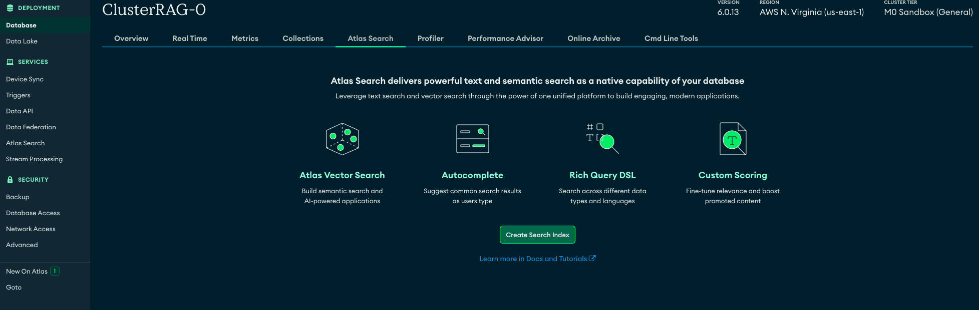 Overview of Atlas Search capabilities