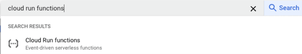 cloud run functions