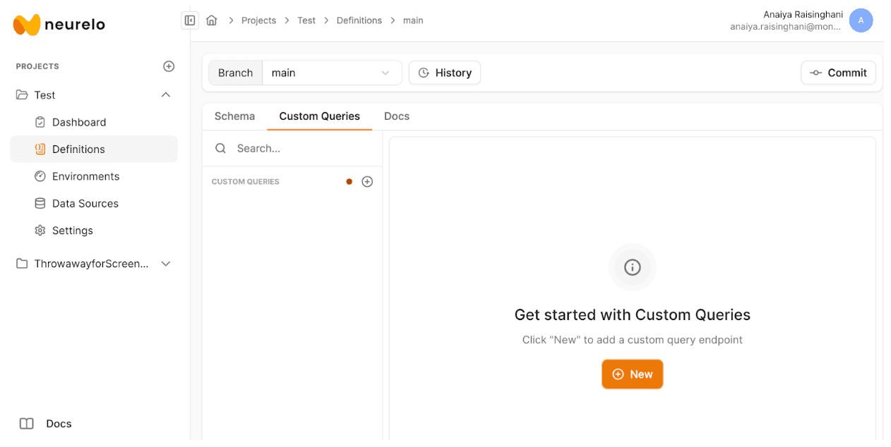 Queries personalizadas em Nurelo