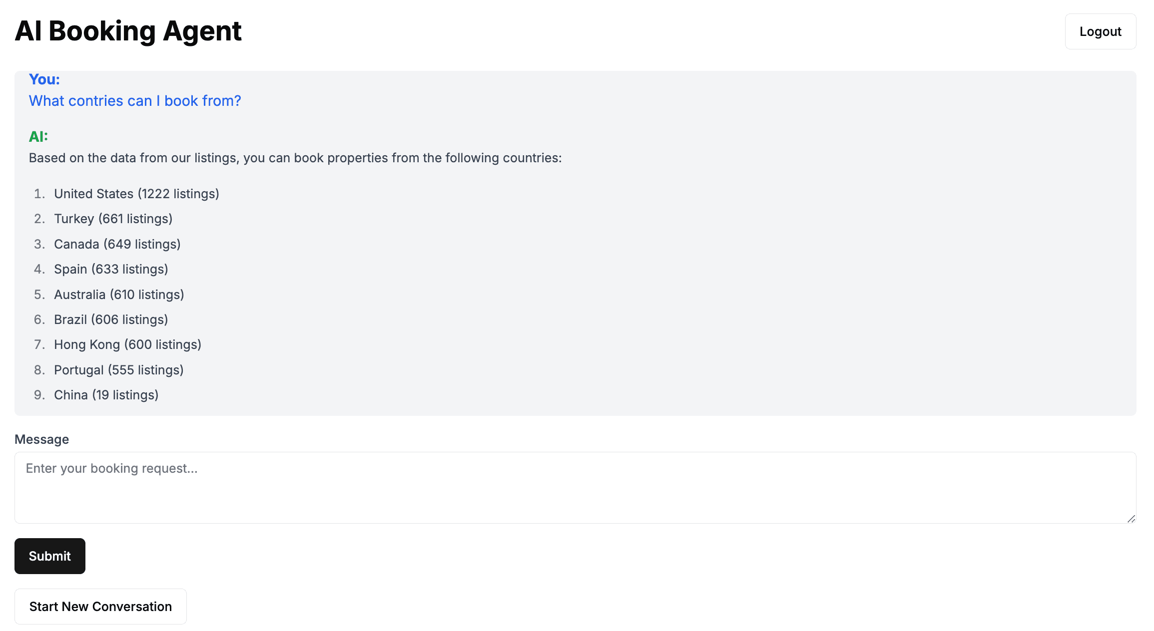 Aplicativo front-end