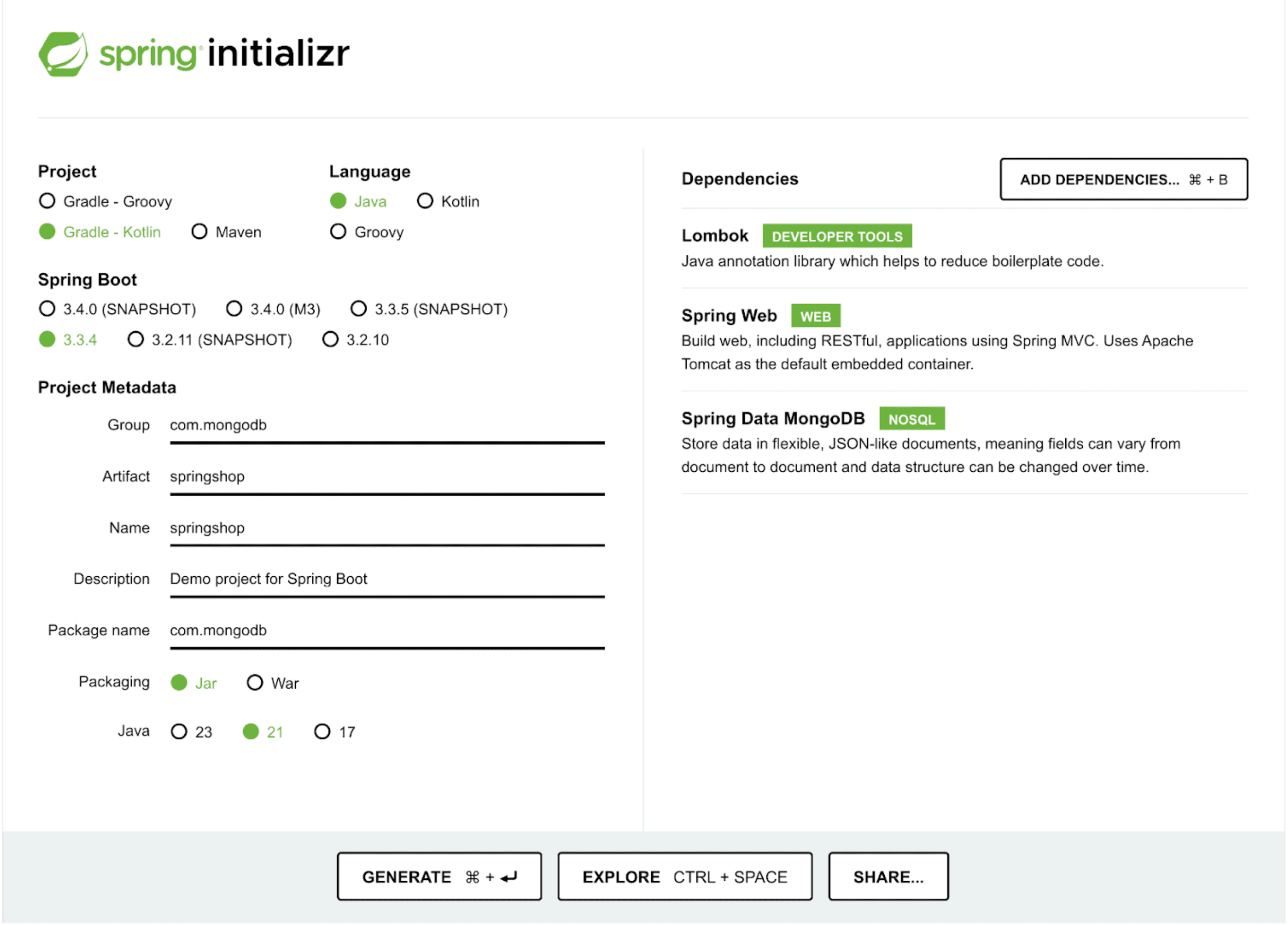 spring initializr image