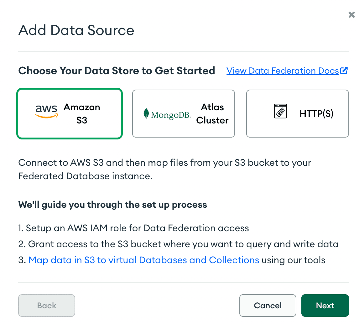 Adding a data source