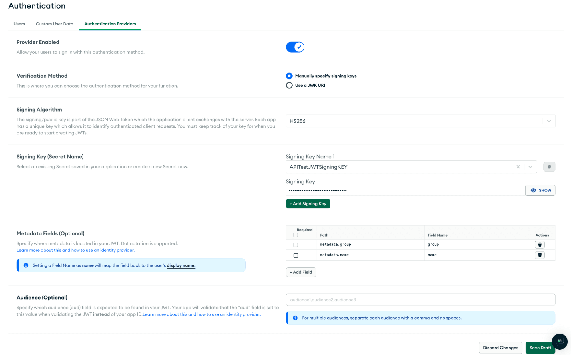 Custom JWT Authentication Form