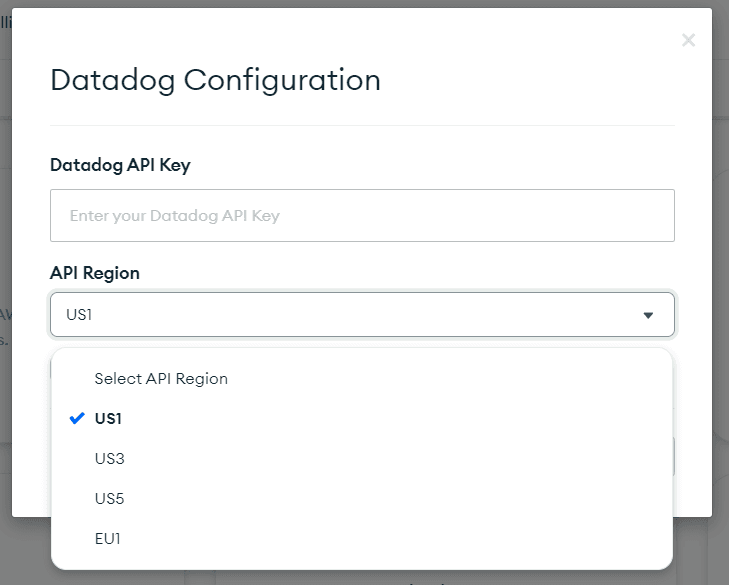 Datadog Configuration from Atlas 