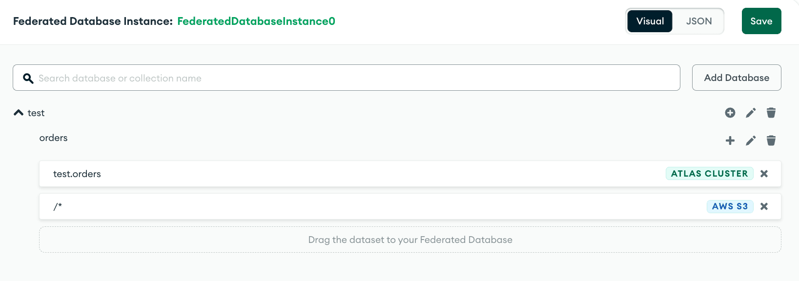 Federated instance configuration