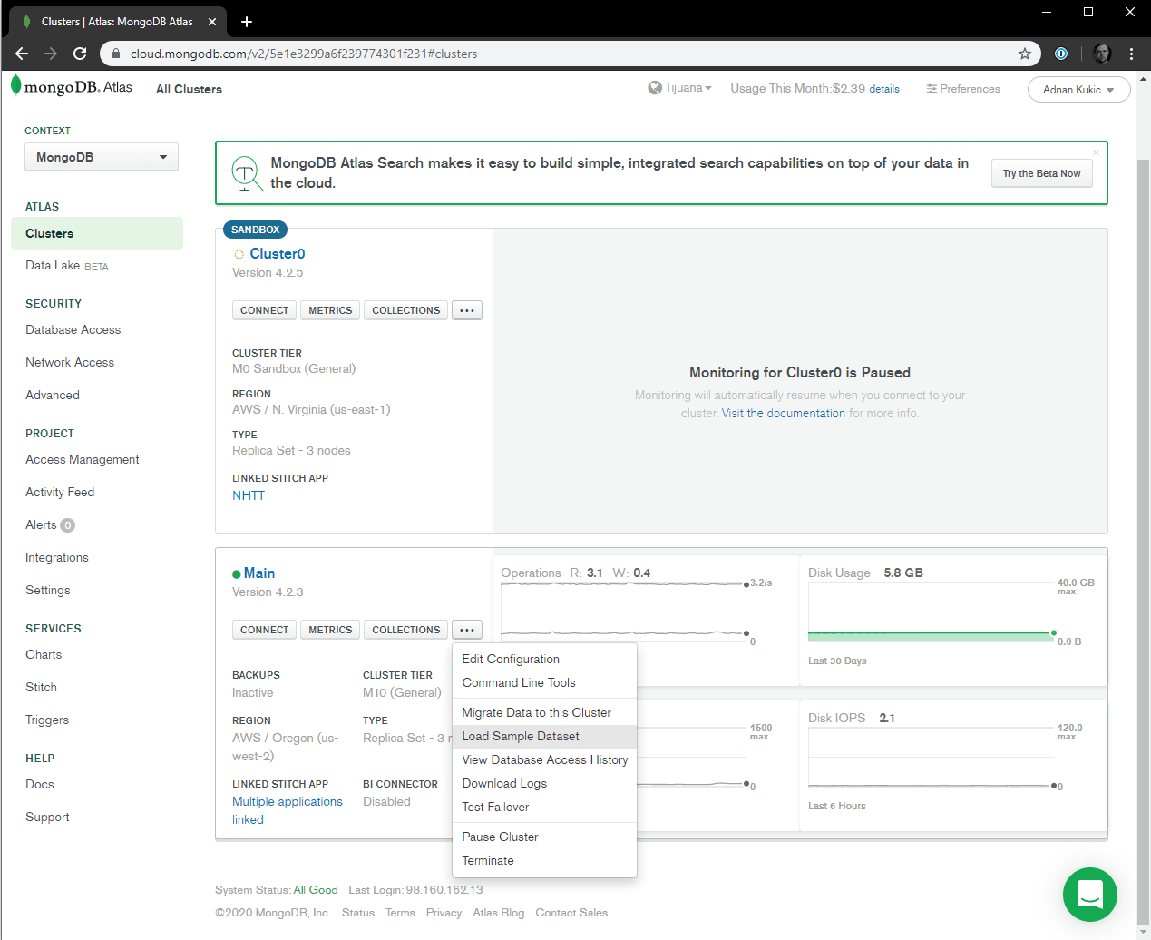 Load Sample Data