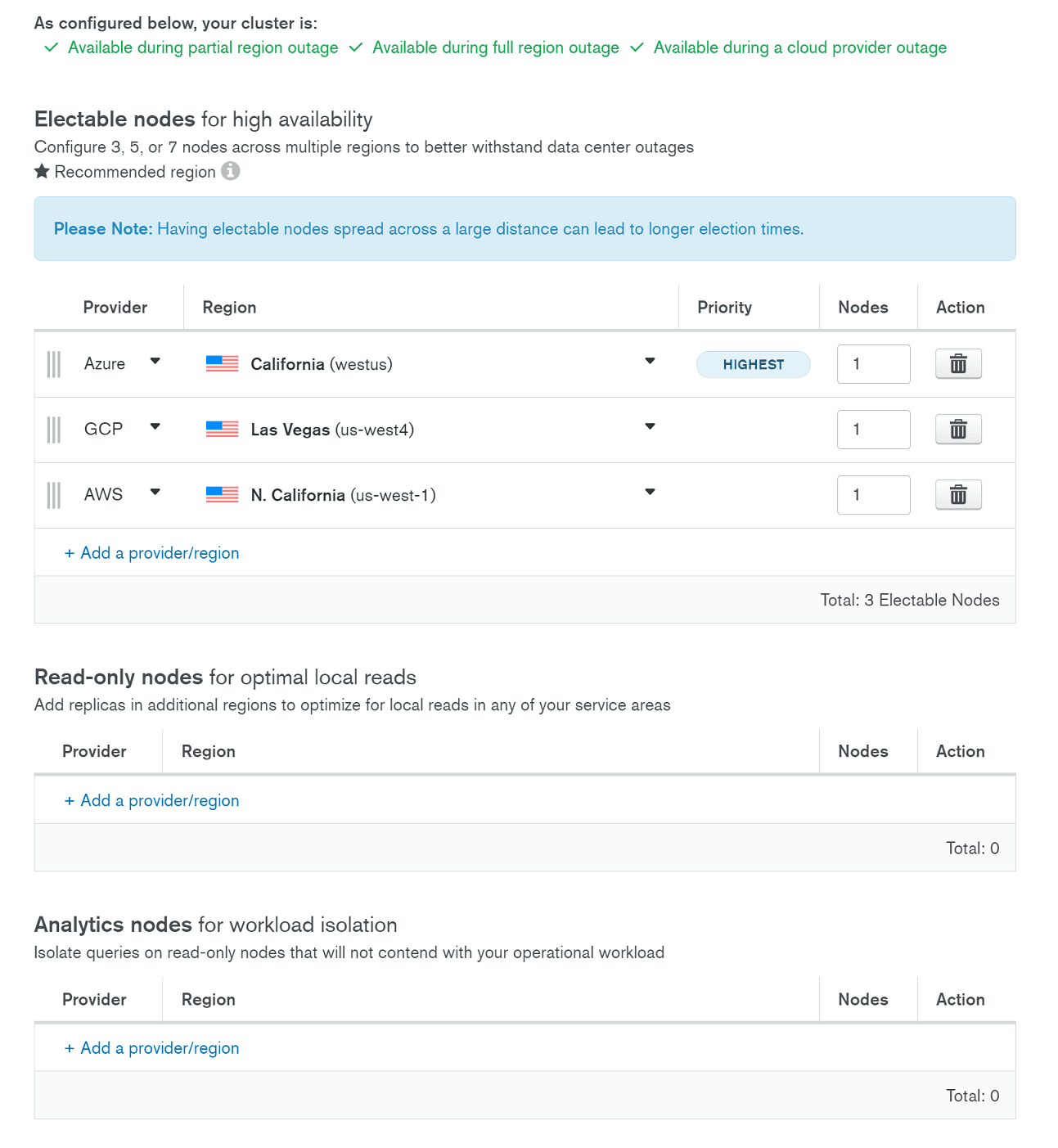 Overview of all multi-cloud cluster options