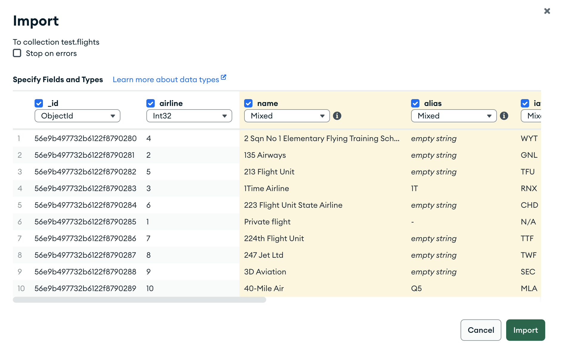 MongoDB Compass