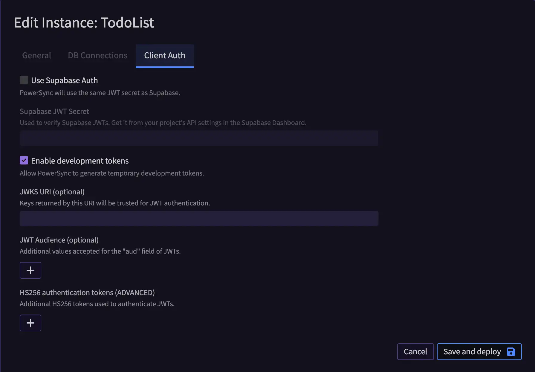 Captura de pantalla de la interfaz de usuario