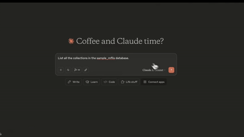 Explore y realice un query en los datos de MongoDB con el servidor MCP