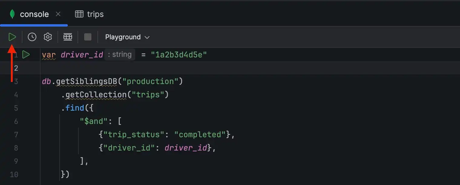 Haz clic en Ejecutar para ejecutar tu query y ver los resultados.