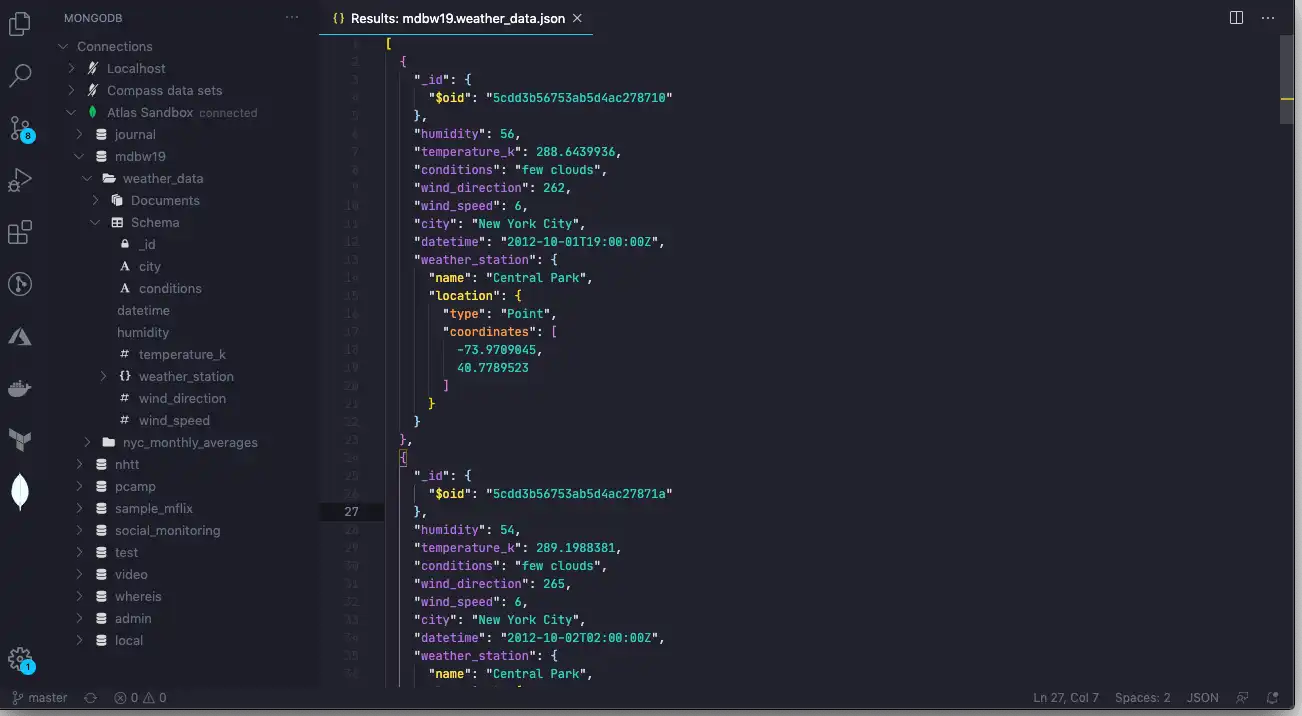 Imagen de MongoDB for VS Code
