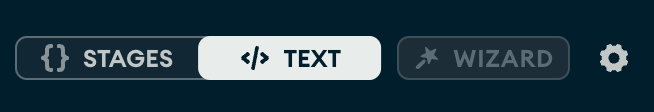 Ativar modo de texto