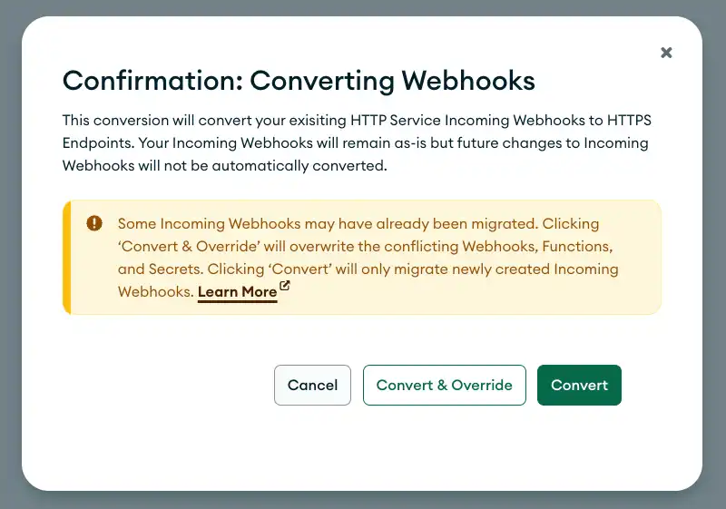 Converter todos os endpoints na interface do usuário